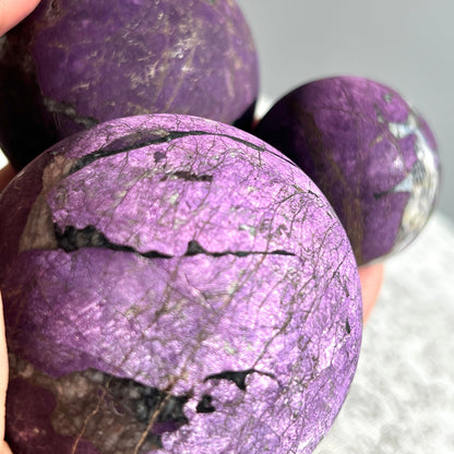 Purpurite Spheres