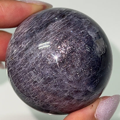 Bloodshot Iolite Spheres