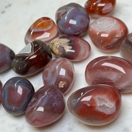Colorful Botswana Agate Tumbles
