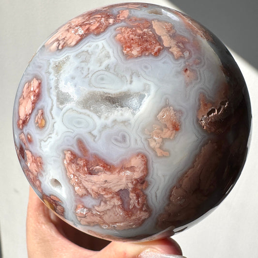 Cotton Candy Agate Sphere #18