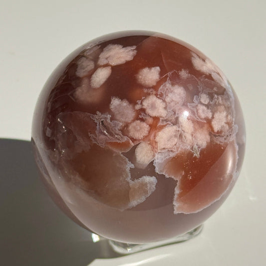 AAA Flower Agate Sphere #22