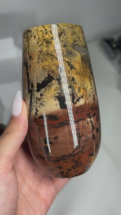 Picture Jasper Vases