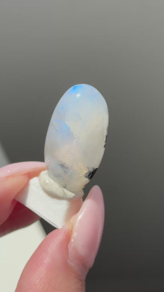 gem rainbow moonstone shiva