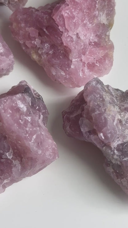 Brazilian Lavender Rose Quartz Raw