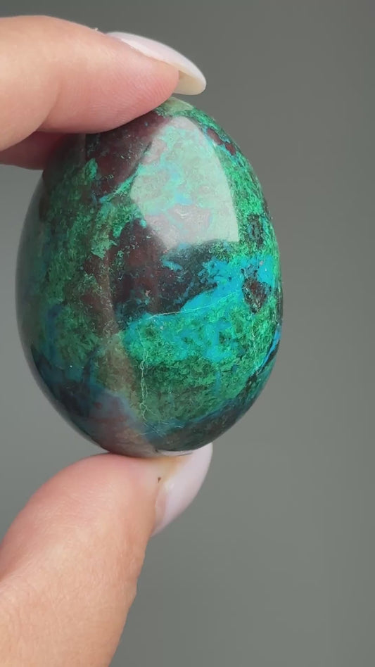 Chrysocolla Malachite Cuprite Egg #2
