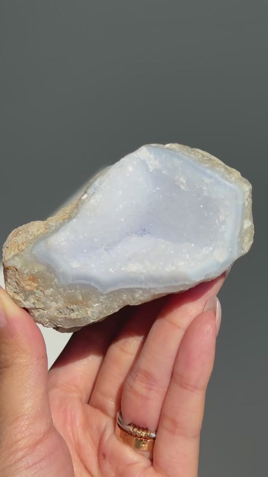 Blue Lace Agate Geode #2