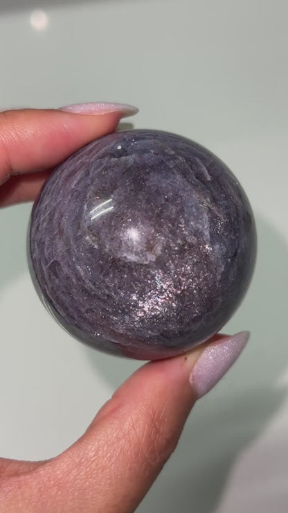 Bloodshot Iolite Spheres