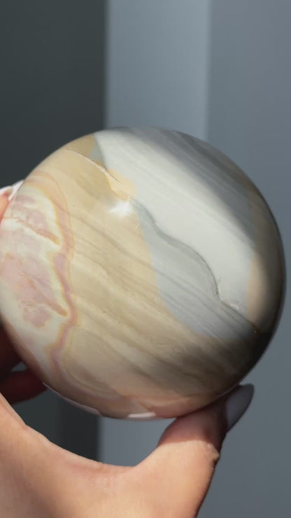 Banded Jasper Sphere #2