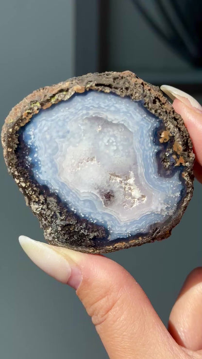 Starry Night Agate Geode #37