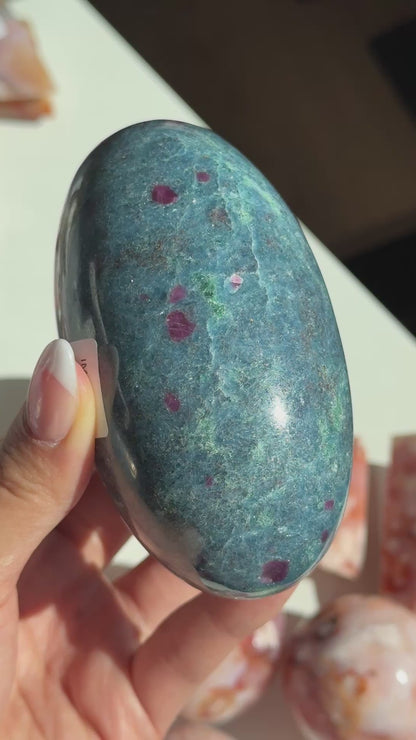 XL Statement Ruby Kyanite Fuchsite Shiva #1