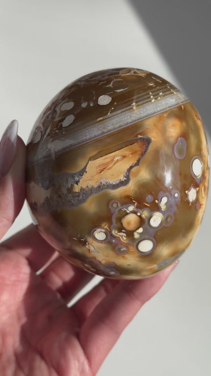 Carnelian Orca Agate Freeform #14