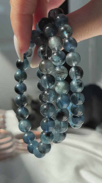 Devil's Aquamarine Bracelets (various bead sizes)