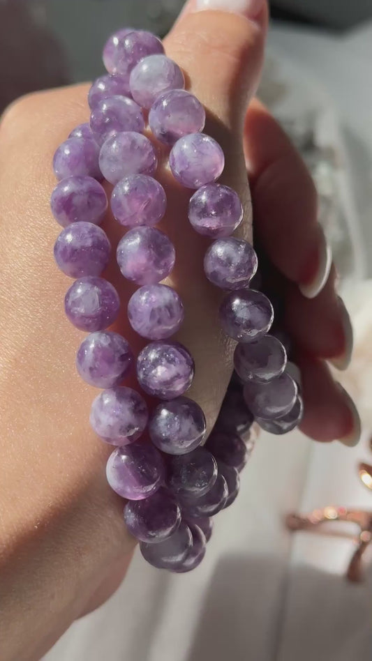Purple Mica Bracelets