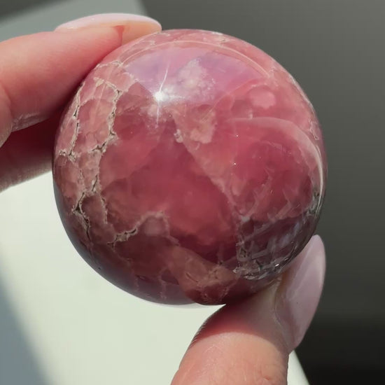 rhodochrosite sphere
