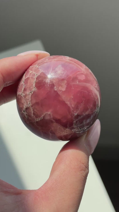 rhodochrosite sphere