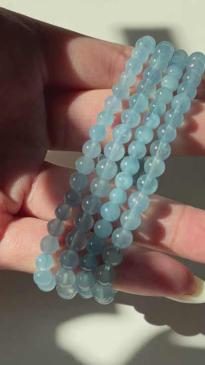 Aquamarine (Dark) Bracelets