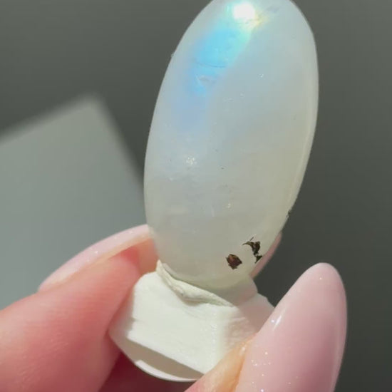 gem rainbow moonstone shiva