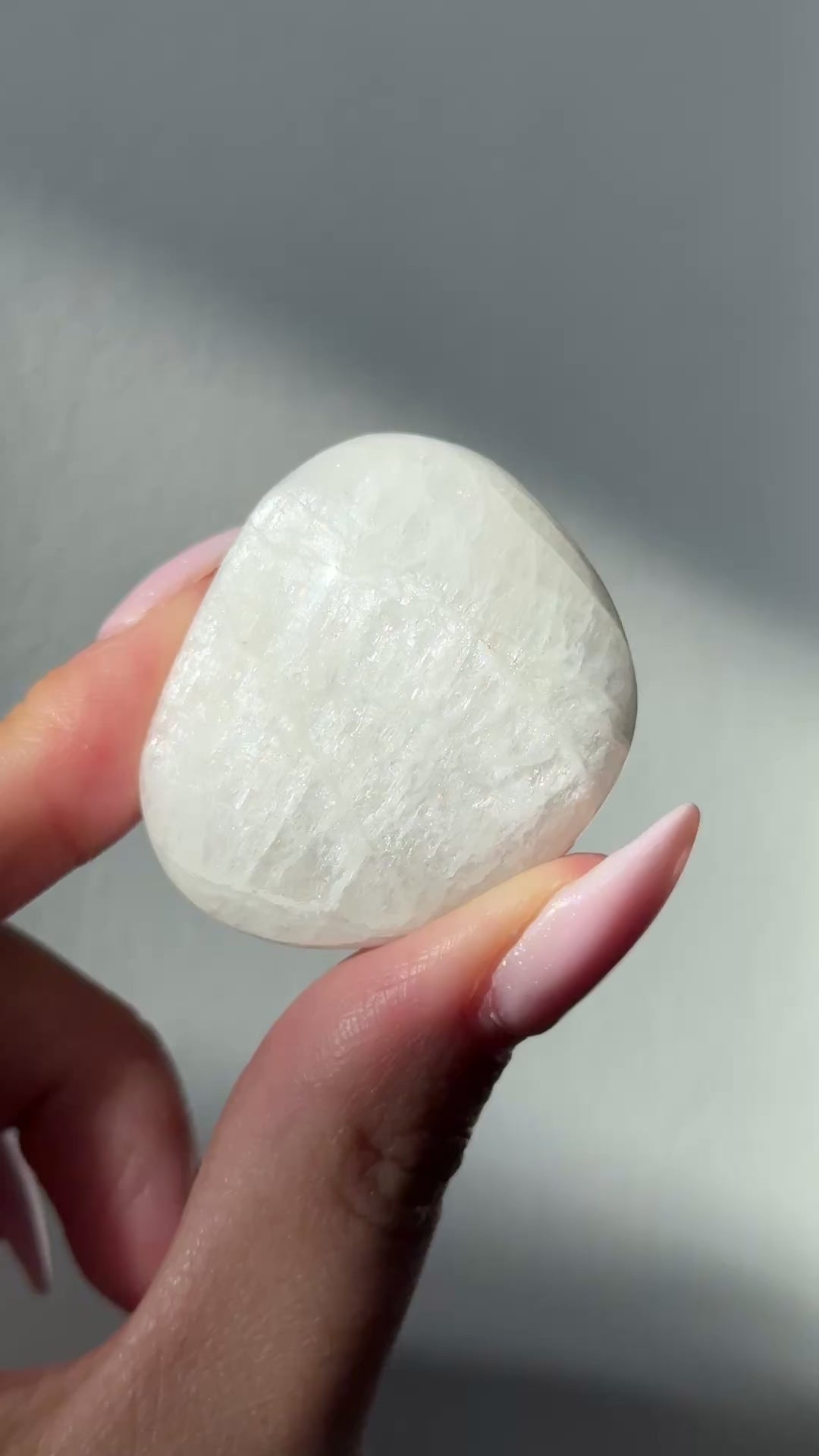 gem natrolite polished freeform
