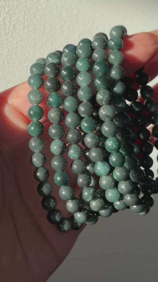 Burmese "Black" Jadeite Jade Bracelets