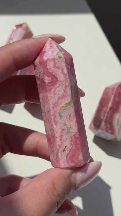 Rhodochrosite Tower #10