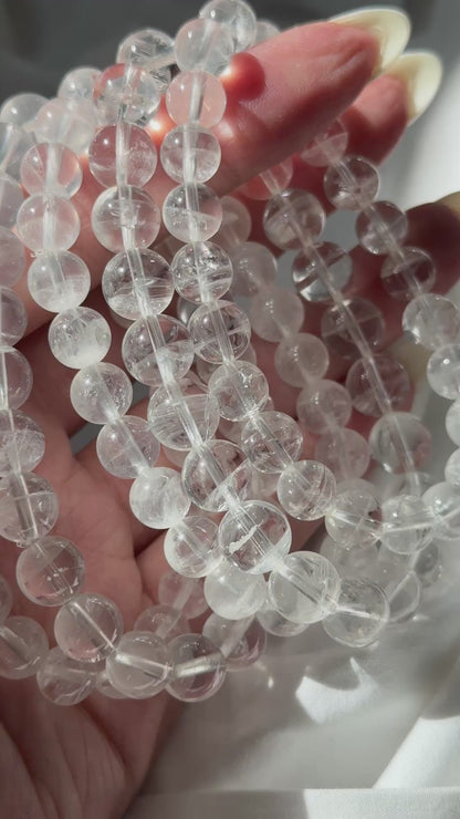 White Phantom Quartz Bracelets
