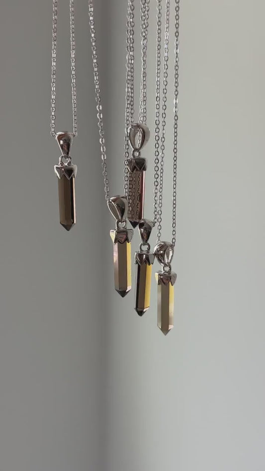 Smoky Quartz Pendant Necklaces
