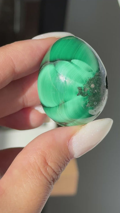 Chatoyant Malachite Egg #3