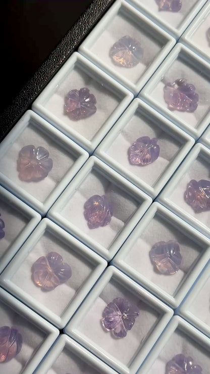 Lavender Moon Quartz Carvings (Gem)