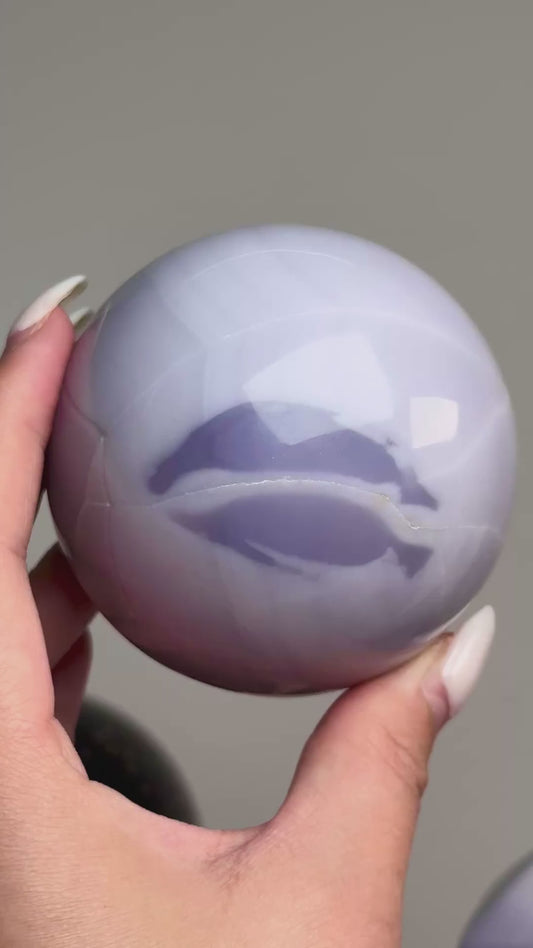 Lavender Fluorite Sphere #1
