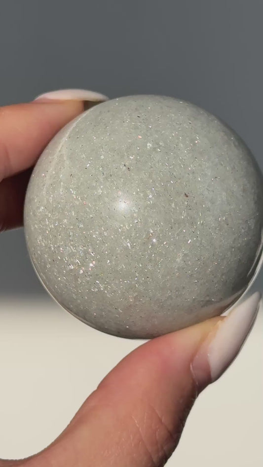 Sage Green Mica Sphere #2