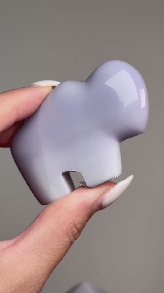 Lavender Fluorite Buffalo S Carving #5
