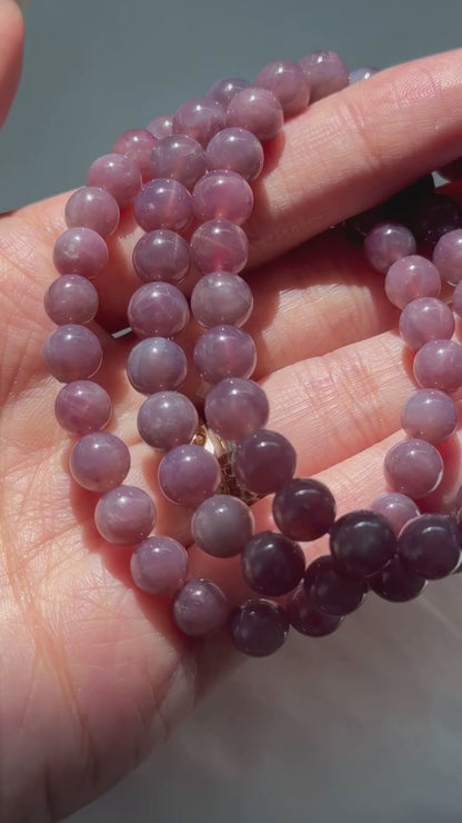 Star Lavender Rose Quartz Bracelets