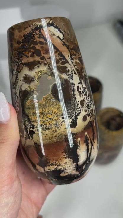 Picture Jasper Vases