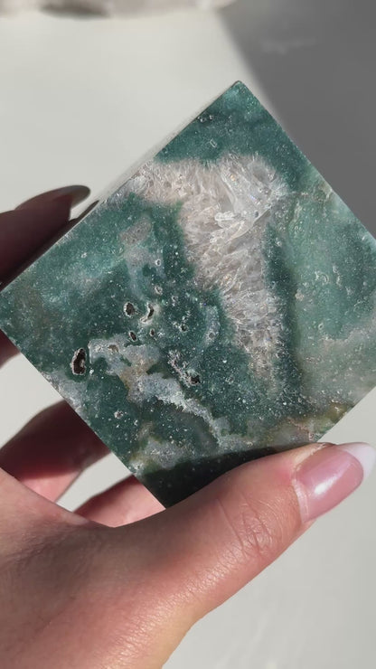 Sea Jasper Cube #2
