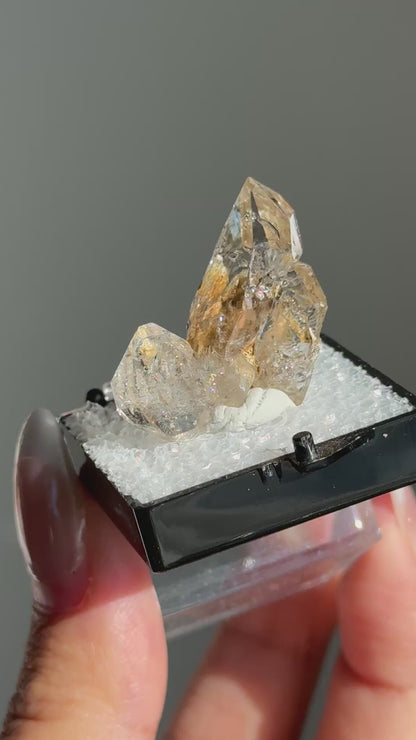 Oklahoma Diamond Quartz Thumbnail Specimen #4