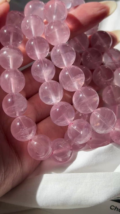 Gem Rose Quartz Bracelets