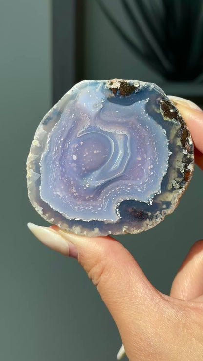 Starry Night Agate Geode #23