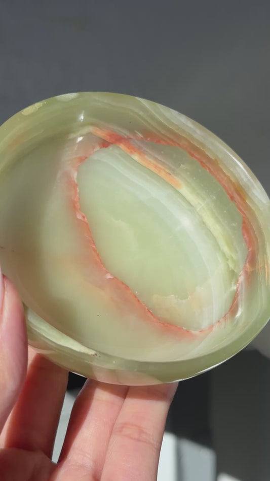 Green Onyx Bowl 4" #H