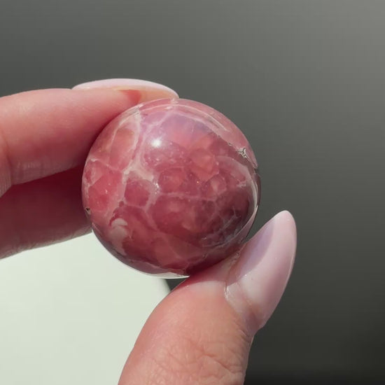 rhodochrosite sphere