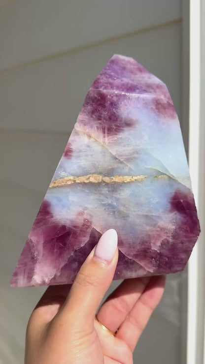 Lavender Rose Quartz Statement Freeform #1