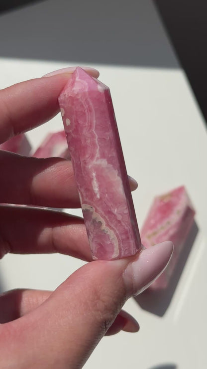Rhodochrosite Tower #4