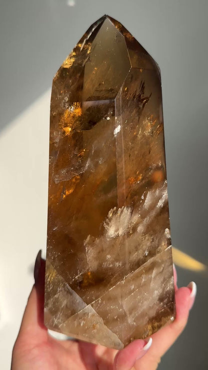 XL Statement Citrine Quartz Tower #1