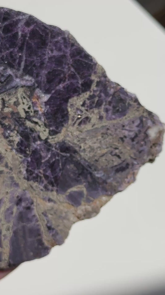 Fluorite Pyrite Slab (Josefa Veneros, Asturias, Spain) #5