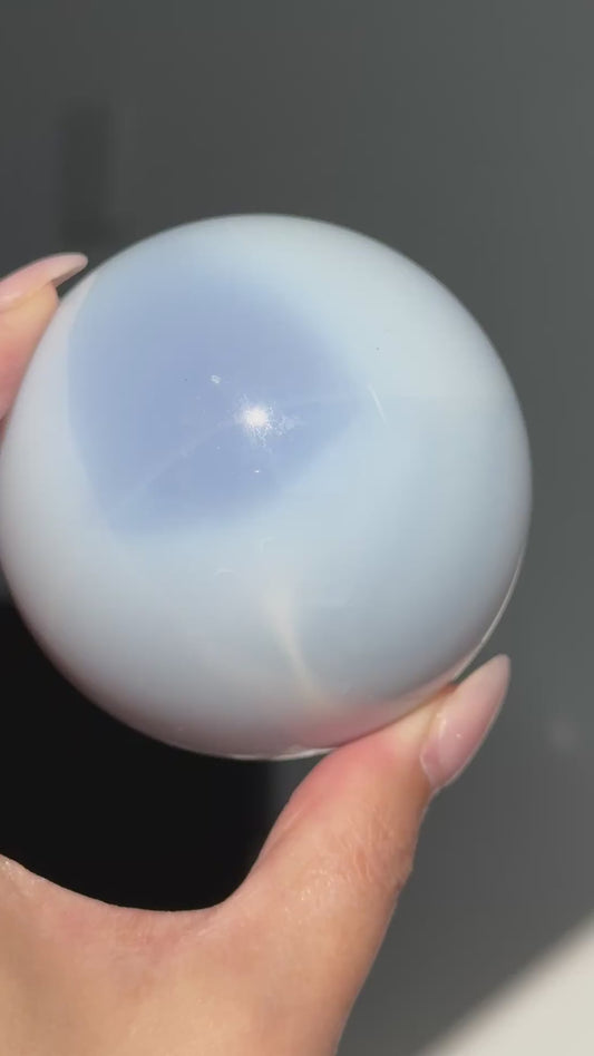 Blue Chalcedony Sphere #2