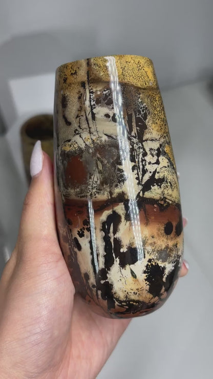Picture Jasper Vases
