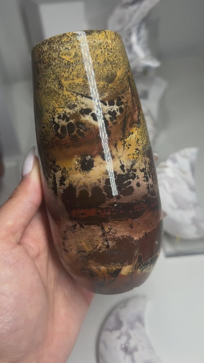 Picture Jasper Vases