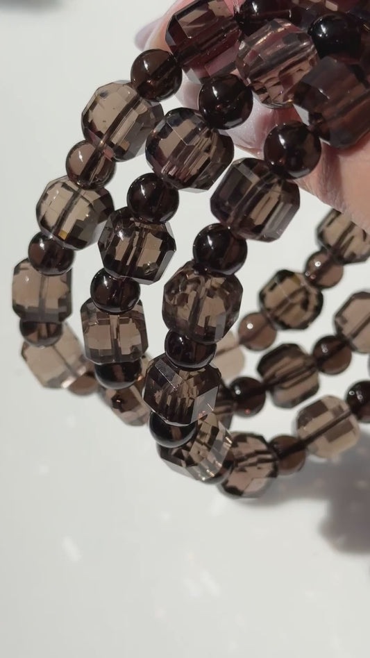 HQ Smoky Quartz Designer Bracelets