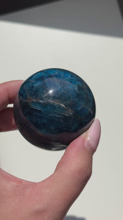 Blue Apatite Sphere #7