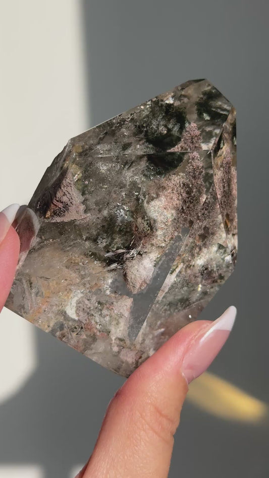 Garden Quartz (Lodolite) Tower #9