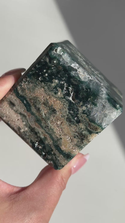 Sea Jasper Cube #1
